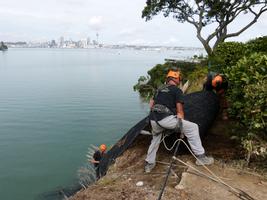 Installation Of Rockfall Mesh