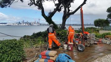 Grouting Of Micropiles For The Deck